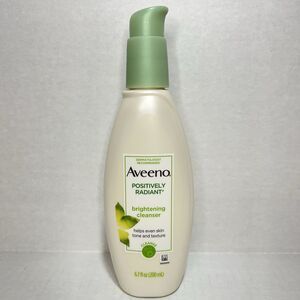 Aveeno Positively Radiant Brightening Cleanser 6.7oz Evens Skin Tone & Texture